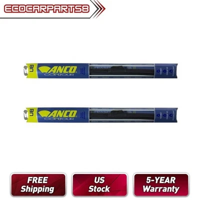 ANCO Front 2 Of Windshield Wiper Blades For Mercedes-Benz 350SL 450SL 450SLC - Image 1 of 2