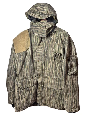 Vintage A Ju Shop Gore Tex Jacket L Hooded Tiger Camo Hunting  Korea  No Liner - Image 1 of 4