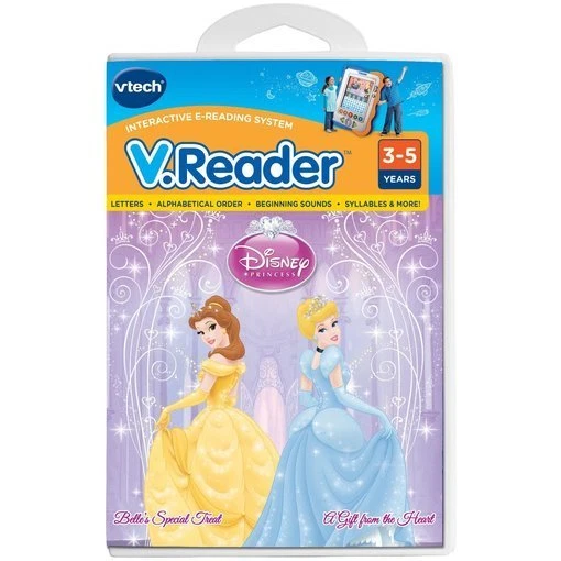 DISNEY PRINCESS vtech V.Reader VREADER NEW Sealed Free  Shipping - Image 1 of 1