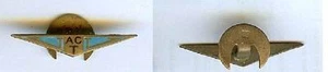 Aviation civile - Aviation ATC numéroté 89 au dos ancien émail  boutonnière  - Imagen 1 de 1
