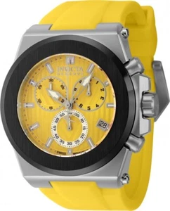 Invicta Reserve Akula Men's Quartz Watch 45258 Yellow Dial Stainless Steel 50.25 - Picture 1 of 3