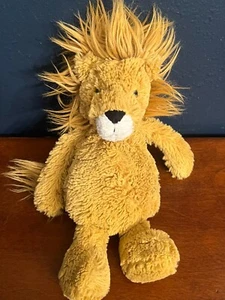 Jellycat Bashful Lion Plush Stuffed Animal Toy Golden Yellow Soft Lovey 12” - Picture 1 of 5