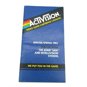 VTG 1983 Activision Video Game Cartridge Catalog for Atari 2600 & Intellivision - Picture 1 of 6