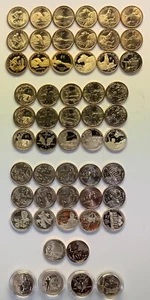 2009- 2024 PDS Sacagawea 54 Coin BU & Proof Set w6 Prf/Enh Special Release Coins - Picture 1 of 7