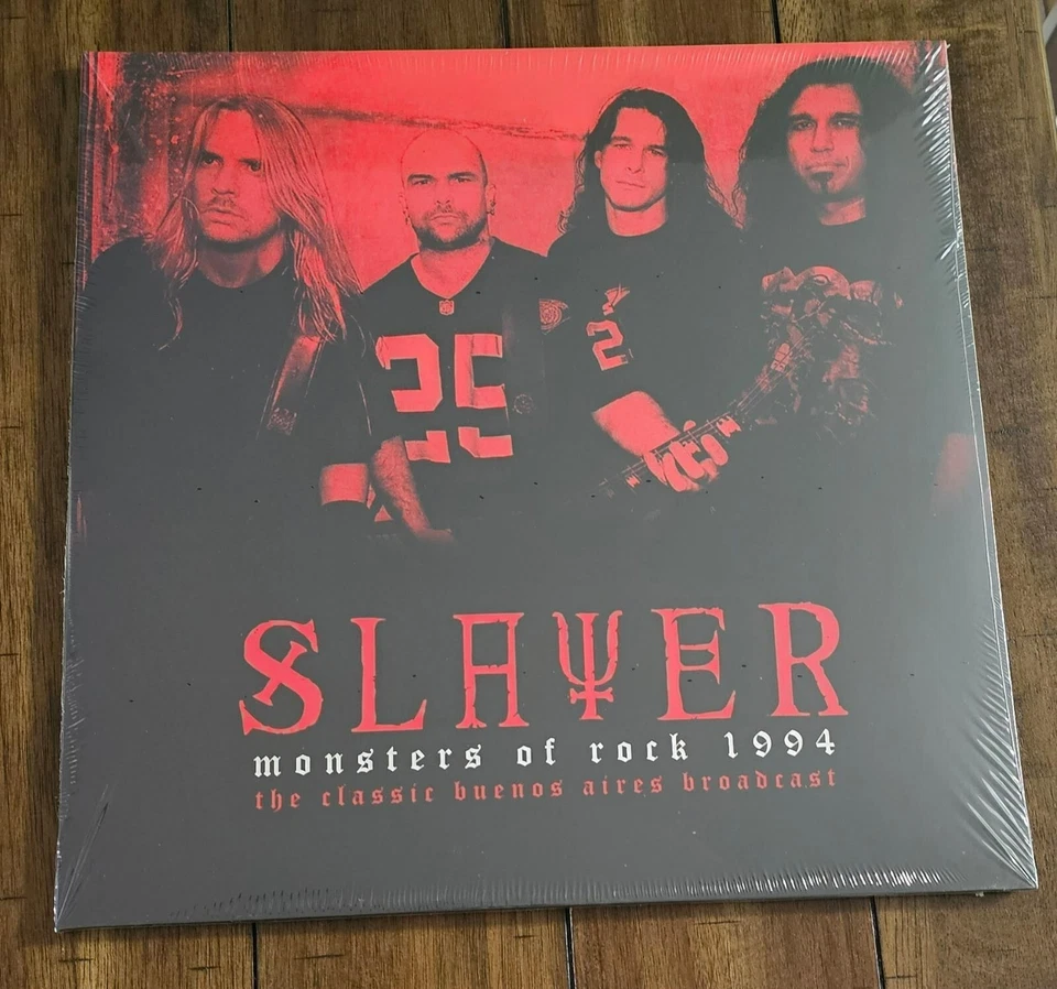 Slayer: Monsters Of Rock 1994 - Buenos Aires Broadcast 2 LP Black Vinyl Set NEW - Image 1 of 1