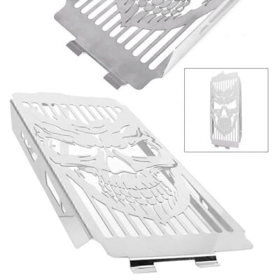 Skull Radiator Grille Protector Guard Cover For Honda Shadow ACE VT400/VT750 750 Foto 1 de 4