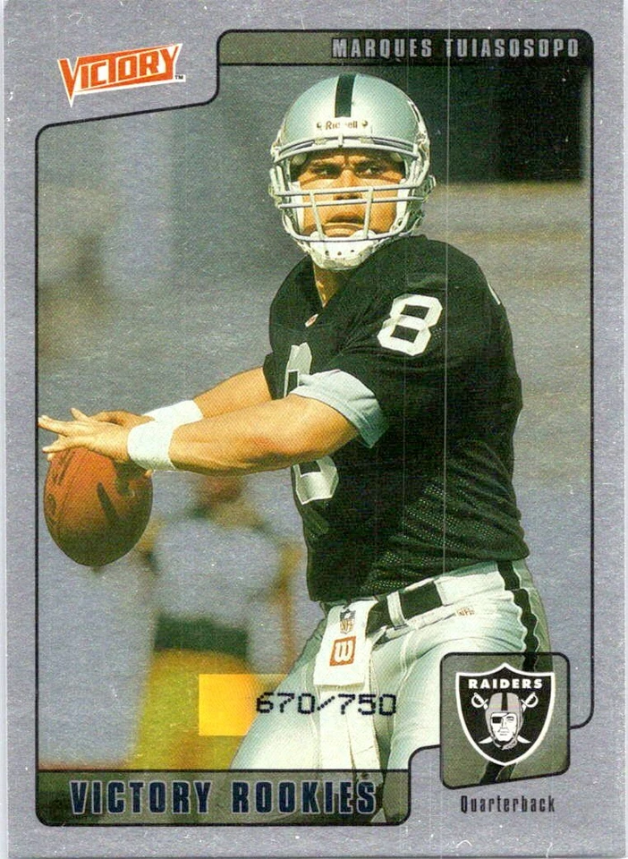 2001 Upper Deck Rookie F/X #297 Marques Tuiasosopo #/750 - Image 1 of 2