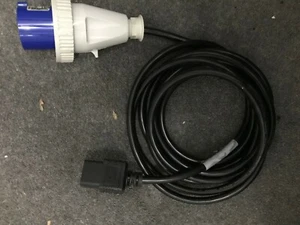 Cisco 72-2103-01 CAB-AC-2500W-INT 20A 13FT Shielded Power Cable IEC309 To C19 - Picture 1 of 3