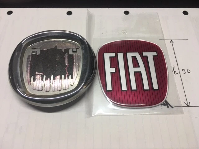 Adesivo 3D LOGO FIAT - Ripristino FREGIO ANTERIORE E/O POSTERIORE altezza 75 mm - Immagine 1 di 1