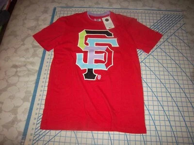 MENS NOS LARGE NEW ERA MLB SF GIANTS 2012 WS SS CREWNECK T- SHIRT - NWT - Image 1 of 4