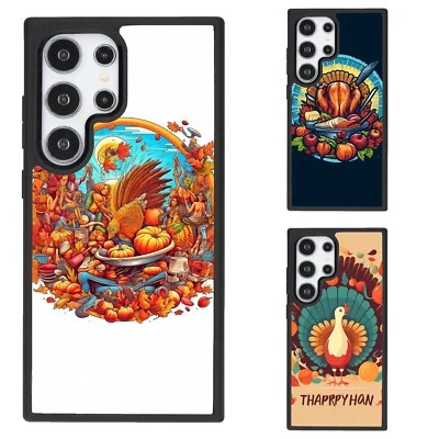 thanksgiving colors Cartoon For Samsung S7 S8 S9 S10 S20 Plus Lite Case Friendly - Image 1 of 4