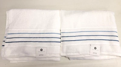 Hotel Collection Ultimate Micro Cotton Borderline Bath Towel, 30" X 56" Blue Two - Image 1 of 4