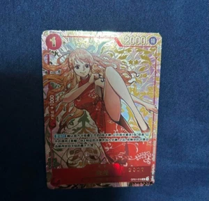 One Piece TCG Card Game Chinese Nami OP01-016 R Exclusive 1st Anniversary Alt - Picture 1 of 2