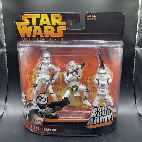 CLONE TROOPERS 3-Pack STAR WARS ROTS Figures Revenge of Sith ARMY BUILDERS Set Cover