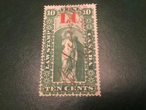 ICOLLECTZONE Canada 10 cent Law Stamp LC - Picture 1 of 2