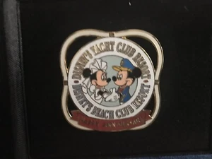Genuine Disney's Yacht Club Resort Beach Club Happy Anniversary Pin in Box NIB - Picture 1 of 6