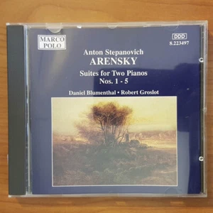 DANIEL BLUMENTHAL Arensky - Suites For Two Pianos 1-5  EX/VG+(CD) - Bild 1 von 4