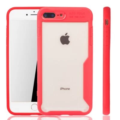 Apple IPHONE 7 Plus Custodia Cover per Cellulare Protettiva Bumper Rosso - Immagine 1 di 4