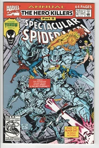 SPECTACULAR SPIDER-MAN ANNUAL #12 - 9.2 - WP - Venom - New Warriors - Picture 1 of 2