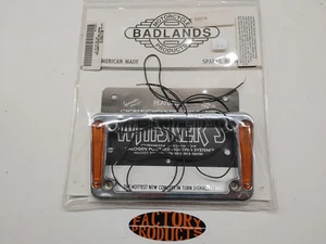 BADLANDS LICENSE PLATE FRAME WITH VERTICAL WHISKERS 118730 - Picture 1 of 2
