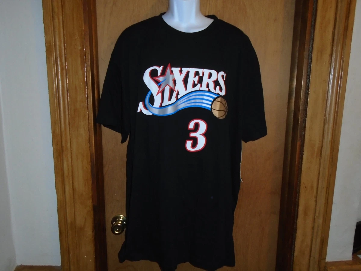 Allen Iverson Philadelphia 76ers Mitchell & Ness Jersey Style T