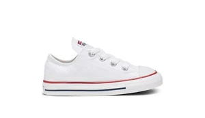 Converse Bimba Chuck Taylor All Star Ox Bianco 7J256C - Foto 1 di 3