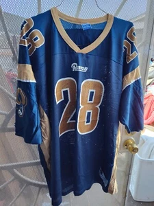 Vintage Champion 52 St Louis Rams 28 Faulk Size 2x - Picture 1 of 12