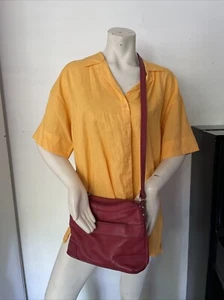 Colorado Red Leather Crossbody Bag - Picture 1 of 20