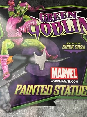 Estatua pintada Duende Verde Bowen Marvel Spider-man 885/1000 Foto 1 de 4