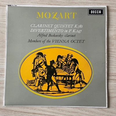 UK DECCA SXL WB 6087 LP MEMBERS VIENNA OCTET MOZART QUINTET NM - Image 1 of 3