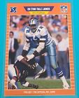 1989 Pro Set    #91 Ed Too Tall Jones Dallas Cowboys Football Card K5