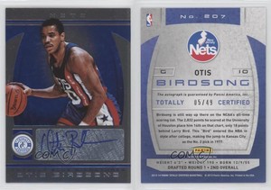 2013-14 Totally Certified Signatures Totally Blue /49 Otis Birdsong #207 Auto