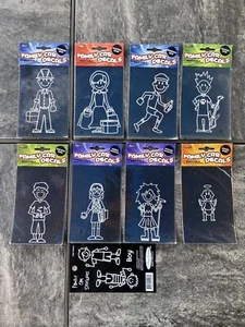 Family Car Decals Removable Sticker (Assorted 9 Pieces) FREE SHIPPING. - Picture 1 of 7