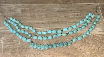 Collar SILPADA N3023 Howlita de plata esterlina "Gotas del océano" COMO NUEVO RV $149 Foto 1 de 4