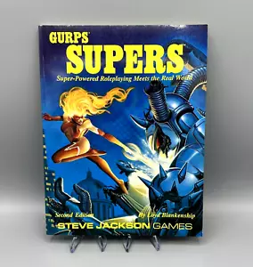 GURPS Supers 2nd Edition (Steve Jackson Games, 1989) - NEW - Roleplaying Game - Picture 1 of 4
