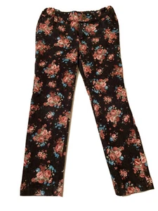 Bardot Junior girls Size 4 black floral jeans - Picture 1 of 8