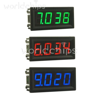 0,56 Zoll LED Mini Digital Voltmeter Spannungsmesser Volt Panel Tester 4Bits 0-100V - Bild 1 von 4