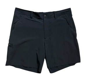 Columbia Shorts Mens Size 38 Black Tech Stretch Trail Shorts 8" Ins Hiking Wick - Picture 1 of 12