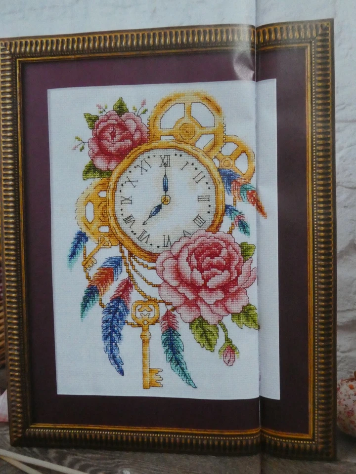Steampunk Clock cross stitch chart designed by Susan Bates - Image 1 of 1