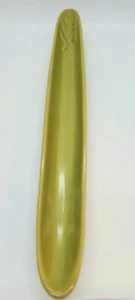 Avocado Green 15 1/2" Ceramic Olive Boat Dish WCL Olive Branch Accent MCM Style - Picture 1 of 6