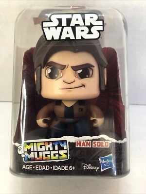 Disney Star Wars Mighty Muggs Han Solo Action Figure by Hasbro New - Image 1 of 4