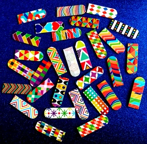 Minkaklecks  10x Magnet LESEZEICHEN  Bunt  6cm  Lesen  Buch - Bild 1 von 5