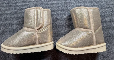 Botas para dormir Sherpa europeas para niños pequeños "UGG Like" doradas Fr 32 o talla T 1 Foto 1 de 4