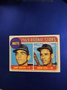 1969 Topps - 1969 Rookie Stars Amos Otis, Gary Gentry #31 (RC) Creaseon Left Sid - Bild 1 von 6