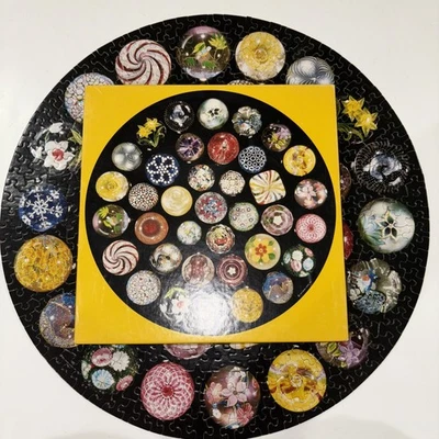 VTG Springbok The Paperweight Puzzle Hallmark Round COMPLETE Circular 500 pcs - Image 1 of 4