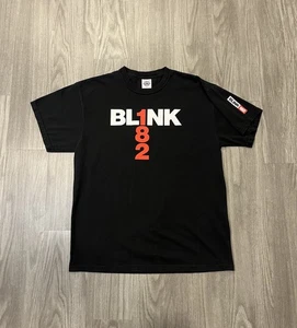 Vintage schwarz Blink-182 Logo Band T-Shirt Herren Large Y2K 2000er Spruch Vintage - Bild 1 von 9