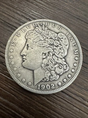 1902 Morgan Silver Dollar - 90% Silver Verified - Philadelphia Mint - Image 1 of 4