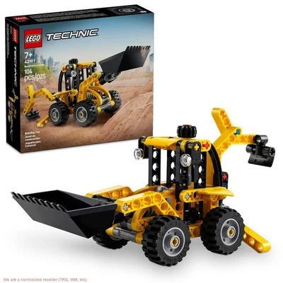 LEGO Technic Backhoe Loader Construction Toy with Back Digger, Scoop & Outrig... - Image 1 of 4