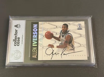 Allen Iverson 1997 Score Board Certified On Card Autograph Not #'d *SIGNED AUTO* - Image 1 of 4