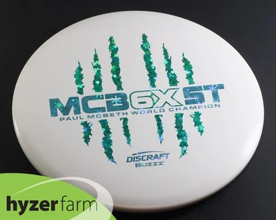 Discraft BRAND NEW FIRST RUN 6X CLAW MCBETH ESP BUZZZ 180.8g RARE Hyzer Farm N25 - Image 1 of 2